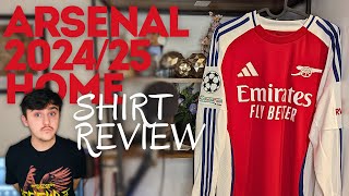 ARSENAL 202425 HOME SHIRT REVIEW Should you purchase it [upl. by Yboc]