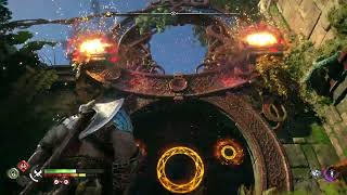 Lighting Double Brazier At Vanir Shrine  God of War Ragnarok [upl. by Notreve]