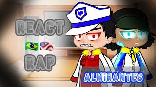 Almirantes React Rap React One Piece🍃🇧🇷🇺🇲 [upl. by Sivad65]