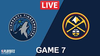 Minnesota Timberwolves vs Denver Nuggets GAME 7 LIVE 2K [upl. by Ahsineg]