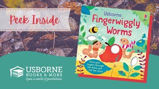 Usborne Books and More  Finger Wiggly Worms [upl. by Ullman]