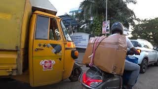 Andheri East to Andheri West Mumbai Traffic Chaos Office Time Rickshaw Drive [upl. by Olds]