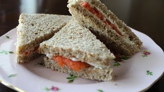 Smoked Salmon Tea Sandwiches [upl. by O'Brien442]