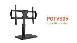 StepByStep Installation Guide for Perlegear PGTVS05 Universal TV Stand [upl. by Salakcin598]