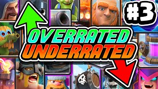 Overrated or Underrated Clash Royale Cards Part 3 [upl. by Lleihsad73]