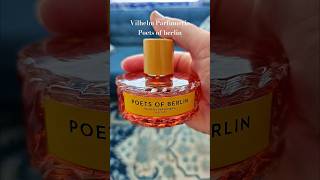 Vilhelm Parfumerie Poets of Berlin is my scent of the day Whats yours Fragrance SOTD [upl. by Anirbes]