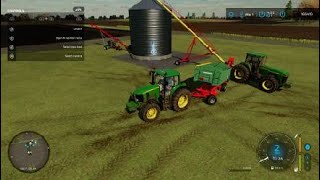 New Farm fs22 ps4 Havesting [upl. by Courtney345]