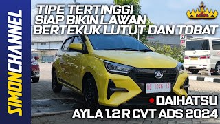 DAIHATSU AYLA 12 R CVT ADS A351RS 2024  REVIEW INDONESIA [upl. by Adnaluy272]