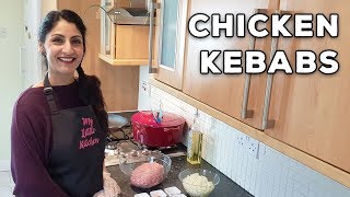 How to Make Simple and Easy Homemade Chicken Kebab Recipe  With My Little Kitchen [upl. by Aicala618]