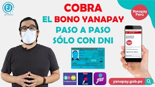 Como cobrar Bono 350 Yanapay  Billetera digital paso a paso [upl. by Anilecram]