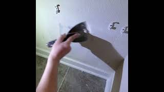 How To Repair Knock Down Textured Drywall [upl. by Ytinav]