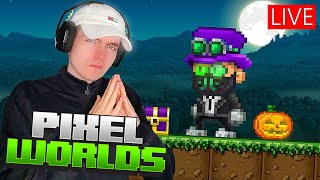 BLACK TOWER NYT😈UUSIA ITEMEITÄ😈PIXEL WORLDS SUOMI  LIVE🔴 [upl. by Sibel]