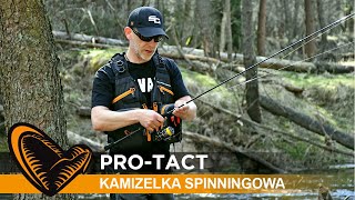 🤯🎣 kamizelka wędkarska spinningowa ProTact  SavageGear Polska [upl. by Ardnusal657]