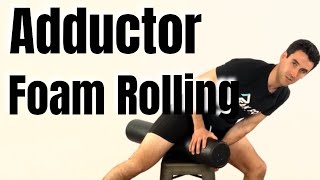 Foam Roll Adductors and Tight Groin Muscles  San Diego Sports Chiropractic [upl. by Aittam]