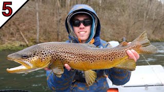 Fishing Tough Conditions for BIG Trout  TROUT CAPITAL USA Part 5 [upl. by Boleslaw]