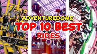 Top 10 rides at Adventuredome  Circus Circus Las Vegas  2022 [upl. by Ereveneug411]