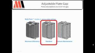 Versatile Field Adjustable Coalescing Plate Pack Part 6 of 7 [upl. by Nauqahs]