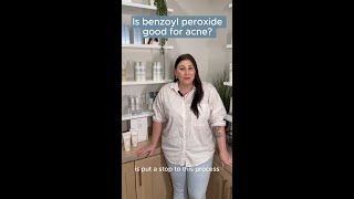 Is benzoyl peroxide good for acne [upl. by Ydennek]