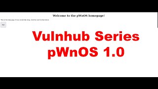 Cyber Security  Ethical Hacking  Pentesting Lab  Vulnhub  Walkthrough  pWnOS 1 [upl. by Tyree]