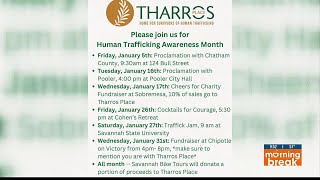 Tharros Place to hold fundraiser for Human Trafficking Prevention Month [upl. by Nylirac]