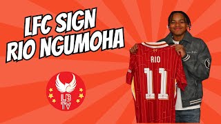 Rio Ngumoha Signs For Liverpool LBTV [upl. by Adnav]