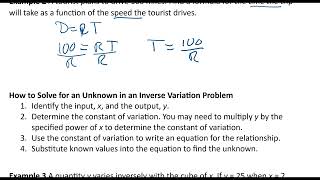 Solve Inverse Variation Problems [upl. by Terhune]