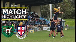 St Augs v Cranbrook  1st XV Highlights [upl. by Akapol]