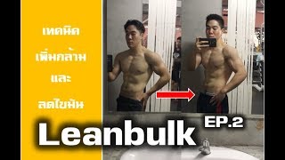 Leanbulk EP2  ยกเวทแบบ Reverse pyramid training แถมตารางใต้คลิป [upl. by Weintrob]