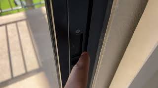 Sliding Door  How To Open Close Lock and Unlock [upl. by Giesser390]