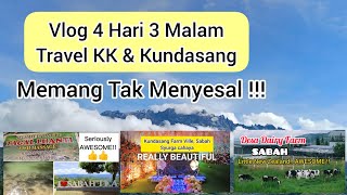 vlog 4 Hari 3 Malam  Kota Kinabalu amp Kundasang SabahMemang Tak Menyesal [upl. by Nnauol835]