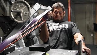 Week 9 200mg Test Cyp  Armwrestling training [upl. by Affer576]