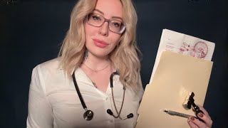 ASMR Non Specific Medical Exam  misc eye testing face touching [upl. by Ced619]