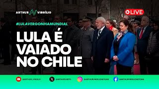 Lula é vaiado no Chile e o Crash mundial a crise mundial  Live com Arthur Virgílio Neto [upl. by Krum]