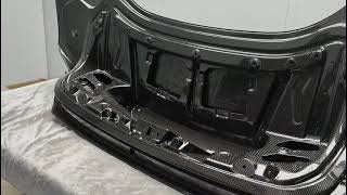 BMW M8 850 840 F92 F93 carbon fiber trunk [upl. by Nylesor]