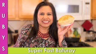 Bhature No Yeast Super Fast and Easy Recipe in Urdu Hindi  RKK [upl. by Yrelle]