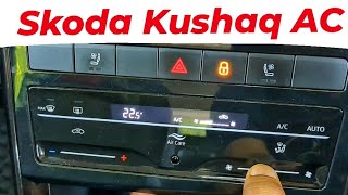 Skoda kushaq AC control skodakushaq skodakushaqac [upl. by Lezlie455]