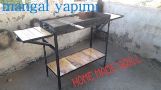 Demir Profil ve Levhadan Mangal ve Barbeküızgara Yapımı Homemade Grill  Hitbox Hbm1200  Weld [upl. by Guy]