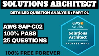 AWS Certified Solutions Architect Professional Practice Questions  ANALYSIS PART1 SAPC02 [upl. by Frederiksen725]