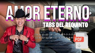 Requinto de AMOR ETERNO Tutorial en Guitarra ARIEL CAMACHO  Para Principiantes [upl. by Criswell]