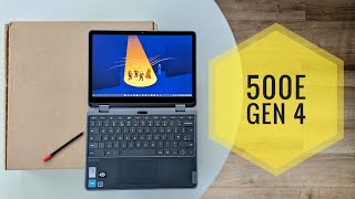 Unboxing the Lenovo 500e Yoga Chromebook Gen 4 2023 GRADE C REFURB [upl. by Pardoes]