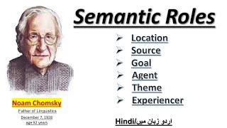 Semantic Roles in UrduHindi [upl. by Shaylah859]