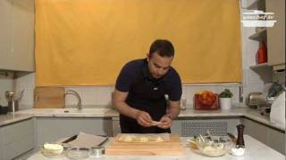 youcheftv  Fagottini di Pasta Sfoglia con Pere e Gorgonzola [upl. by Eiramlatsyrc390]