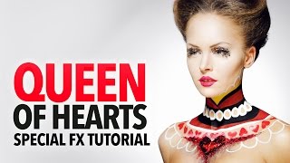 Queen of hearts makeup amp hair tutorial [upl. by Aikcin307]