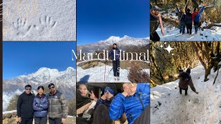 Mardi Himal trek  First vlog  College Tour [upl. by Smalley262]