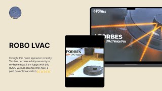 ROBO LVAC Voice Pro Eureka Forbes  Set Up  DEMO  REVIEW  ROBOTIC VACCUM CLEANER robovac 🧹 [upl. by Kumar]