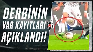 TFF Beşiktaş  Galatasaray Maçının VAR Kayıtlarını Açıkladı [upl. by Hedvah14]