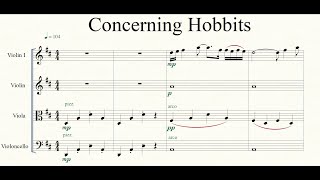 Concerning Hobbits String Quartet [upl. by Almap]