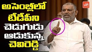 Chevireddy Bhaskar Reddy Roaring Speech In AP Assembly 2019  Day 2  YS Jagan Speech  YOYO TV [upl. by Eiggep]