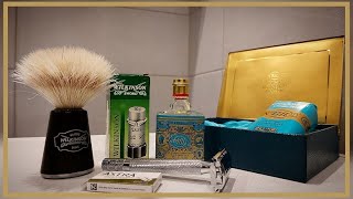 💈 Wilkinson Sword Green Shaving Soap Stick 4711 Eau de Cologne 💈 [upl. by Slin]