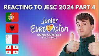 REACTING TO JUNIOR EUROVISION 2024 PART 4 [upl. by Affay]